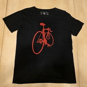 One Gear Clothing | Black & Red Road Bike Graphic Tee